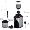 Molinillo de muelas BIOLOMIX: 31 configuraciones de molienda para un café perfecto
